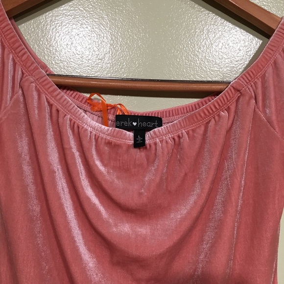 Derek Heart Dress Peach Color - Picture 4 of 8